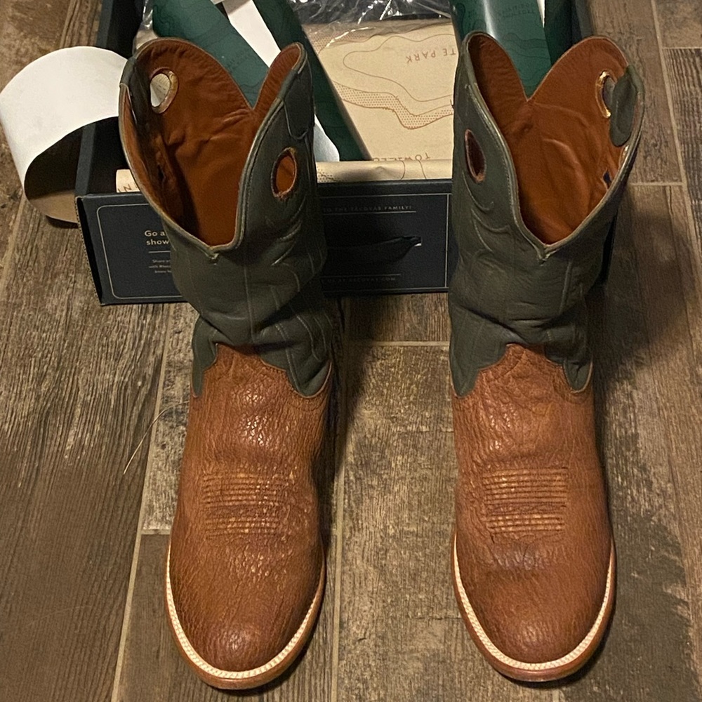 Tecovas Sand Shark The Prescott Ranch Boots Size 12EE